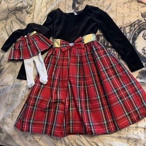 Girls Size 8 Dollie & Me Holiday Dress set